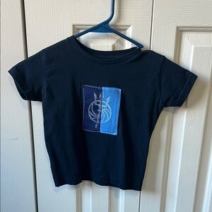 Next Level Apparel Kids Black and Blue Graphic Tee